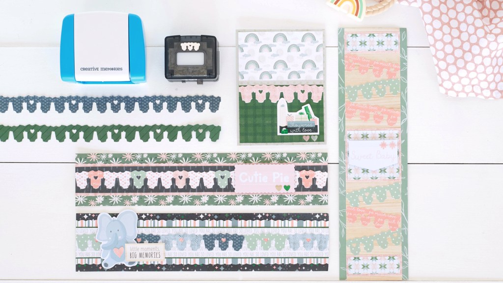 These Baby Jammies Scrapbook Borders and DIY Card Are Darling Cutie Pies
