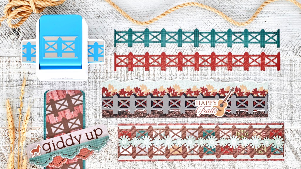 Outstanding In Their Field: Fence Borders For Scrapbooking