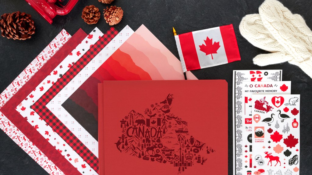 A Country of Charisma: Canada Scrapbook Layout