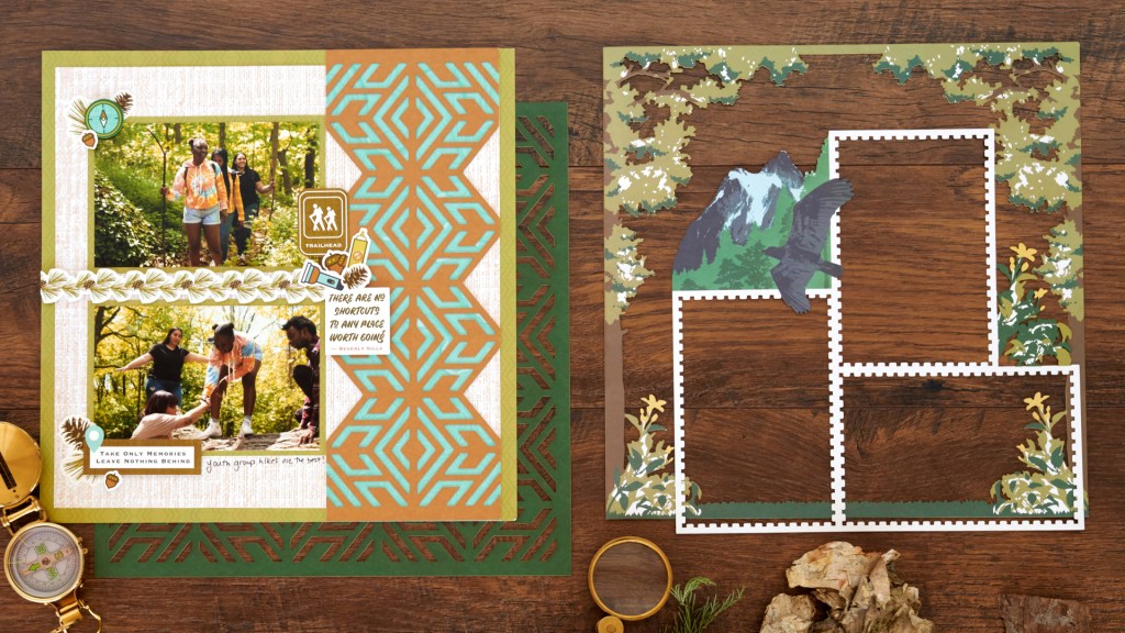 Walk This Way: Be A Trailblazer With This National Parks Scrapbook Layout
