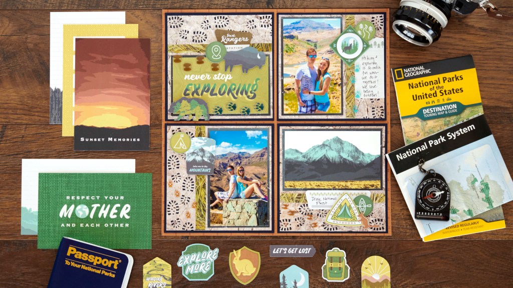 Wander Into The Wilderness With This National Parks Scrapbook Idea