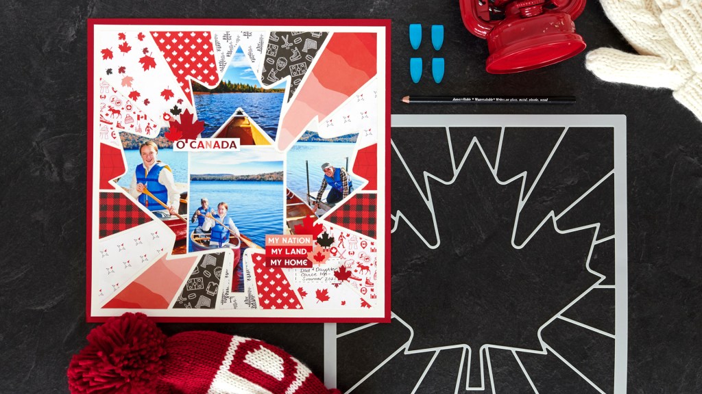 More Than Eh-mazing: Canada Scrapbook Layout To Celebrate Canada Day