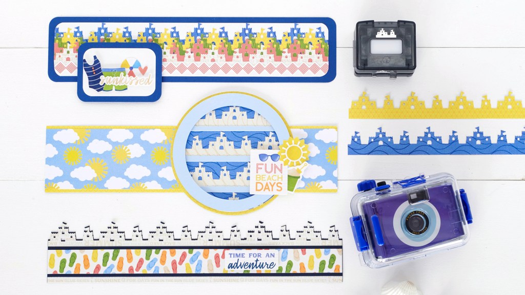 Shovel In The Summer Memories: Sandcastle Borders For Scrapbooking