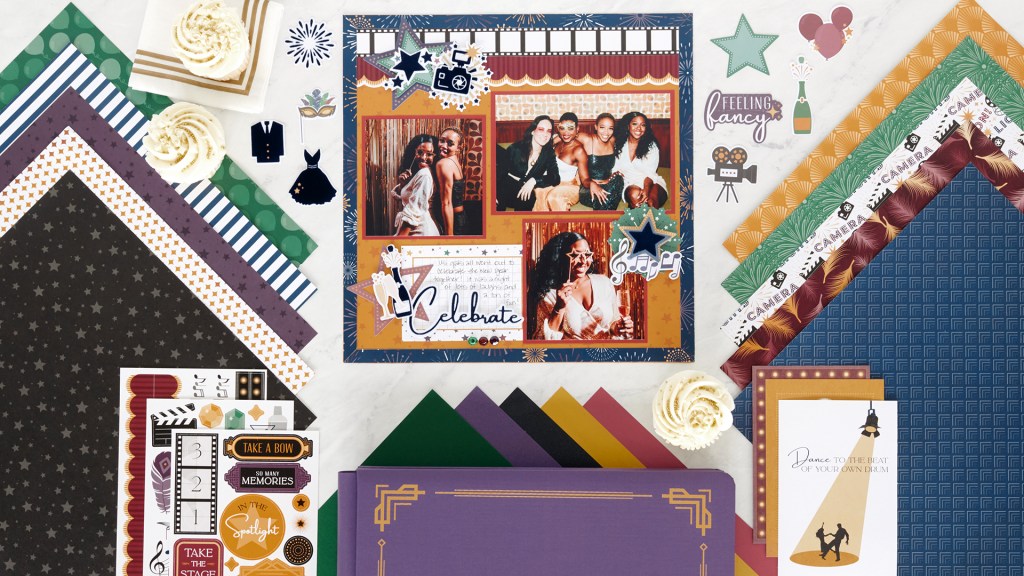 Label Layouts With A VIP Status With This Red Carpet Themed Scrapbook Layout