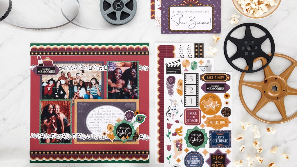 Save Your Special Nights Out With This Party Scrapbook Layout