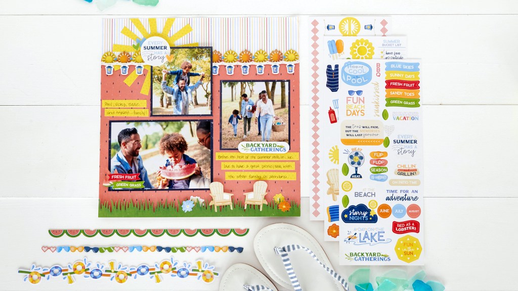 A Slice Above The Rest: Sweet Summer Scrapbook Layout