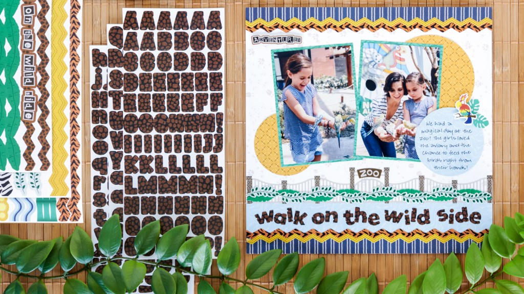 Walk On The Wild Side With This Zoo Scrapbook Idea