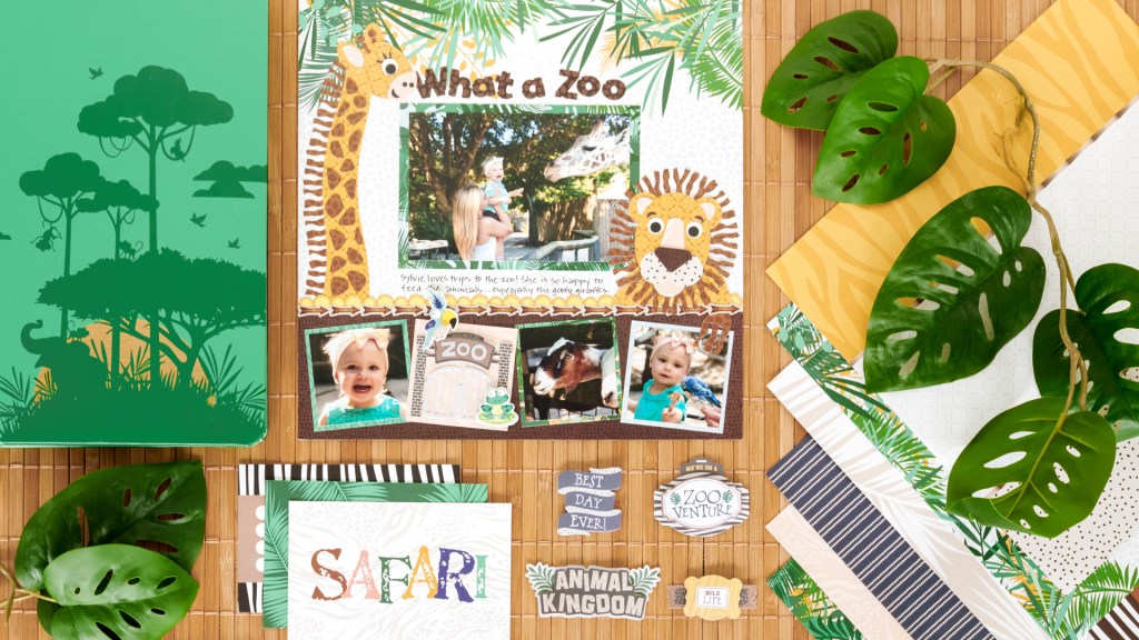 Have A Zoo-per Day Creating This Zoo Layout For Scrapbooking