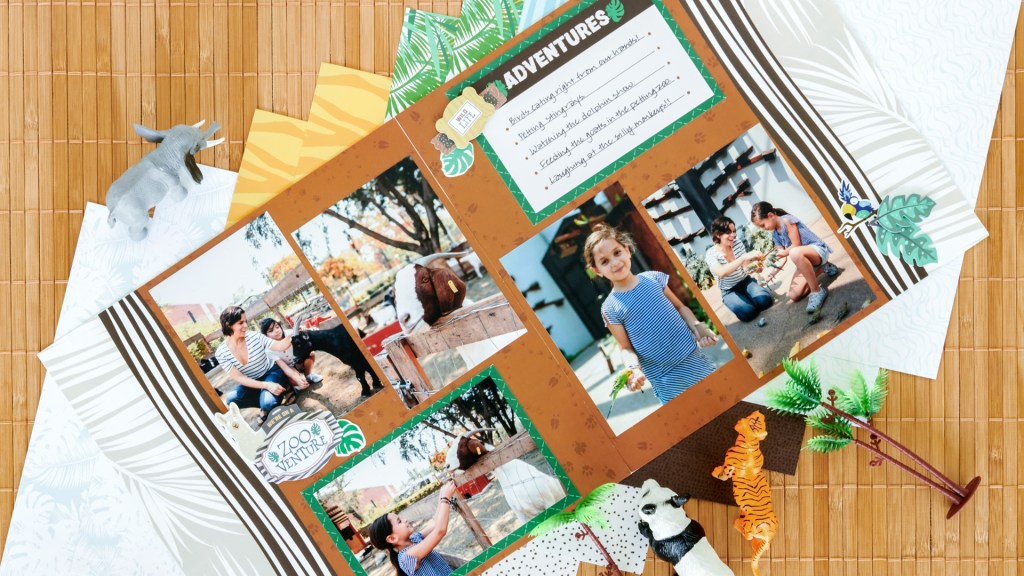 This Zoo Themed Scrapbook Spread Meets All The Quick-To-Make Koala-fications