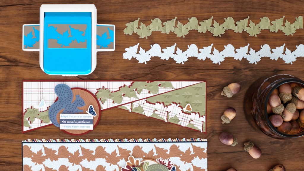 Relish These Crisp Creations: Fall Scrapbook Borders and DIY Card With Croptoberfest 2022 Products