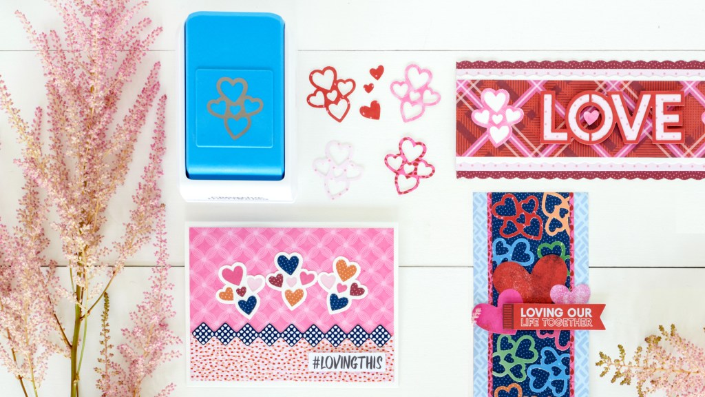 Pitter-Patter To Perfect Projects: Hearts Borders For Scrapbooking And A DIY Card