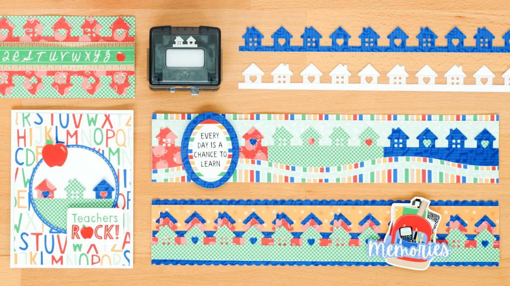 Show Your Scrapbooking Smarts: School Scrapbook Borders And DIY Card