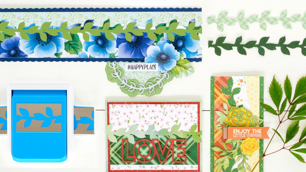Be Brilliant And Bold: Mix And Match Scrapbooking Borders and DIY Card