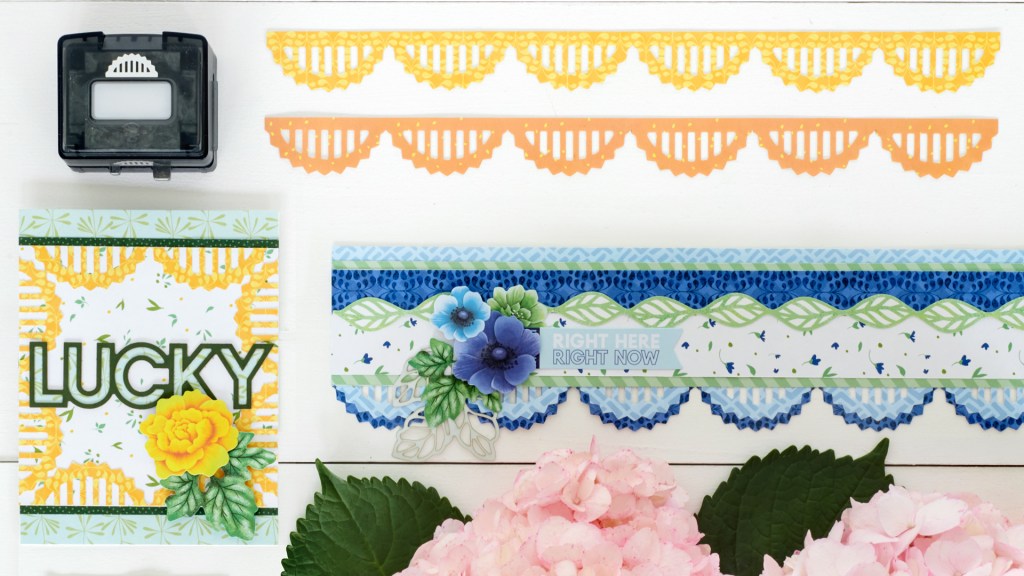 Brighter Borders Are On The Horizon: Sunshine Borders With Mix And Match Scrapbook Supplies