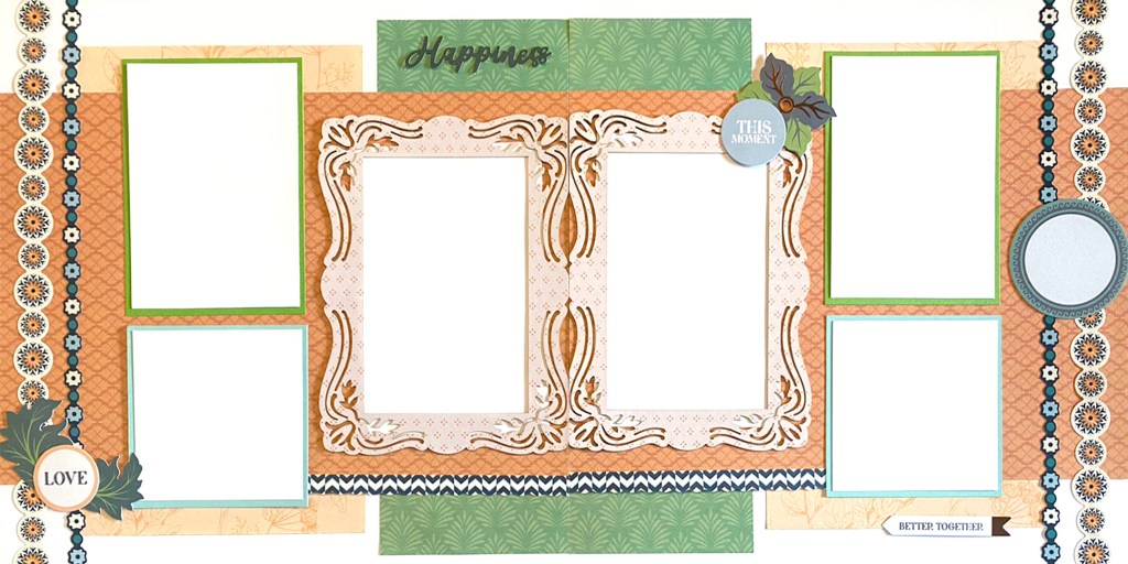 Layout of the sketch created using products from Secret Box 3.