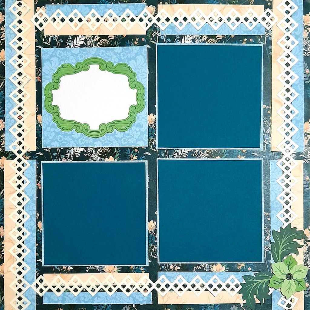 One-page example layout with three photo placeholders.