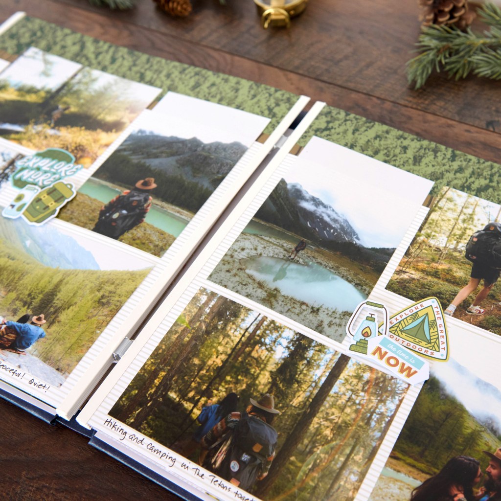Be Your Own Guide To Easy Scrapbooking: National Park Themed Scrapbook Spread