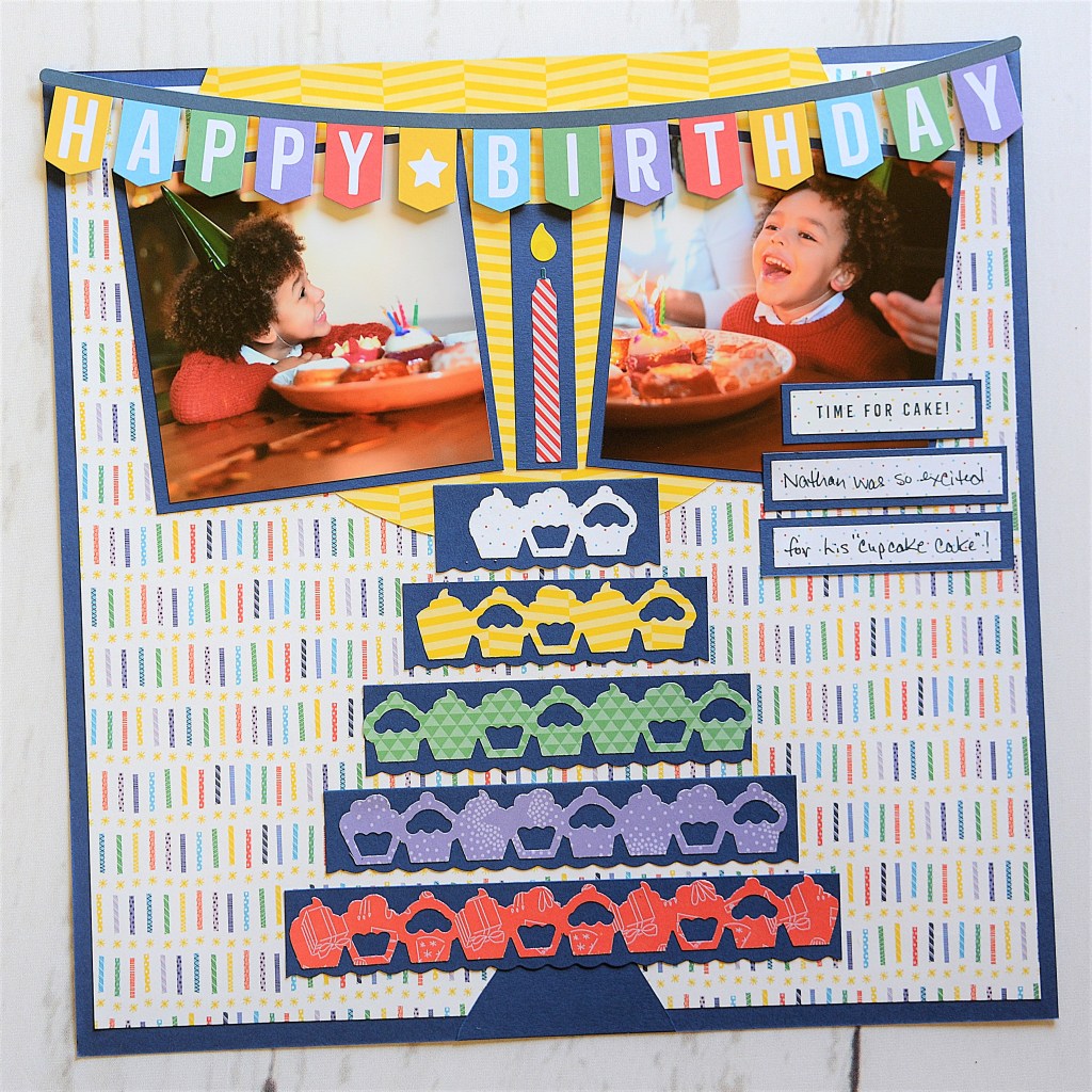 Sprinkle Your Sweet Memories With This Birthday Scrapbook Layout