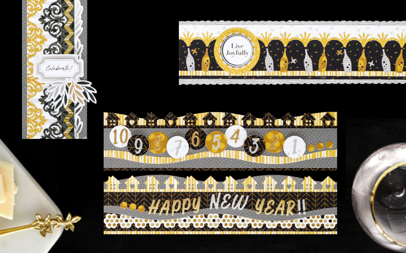 Ring In Another Year With These New Year Borders