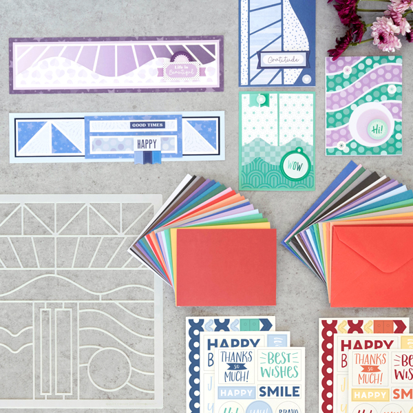 Handmade Hues For You: Tonal Scrapbook Borders and DIY Cards