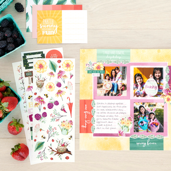 Enjoy A Spring Fling With This Easter Scrapbook Layout