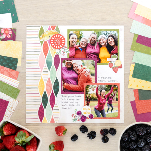 Wave Hello To The Season With This Spring Scrapbook Layout