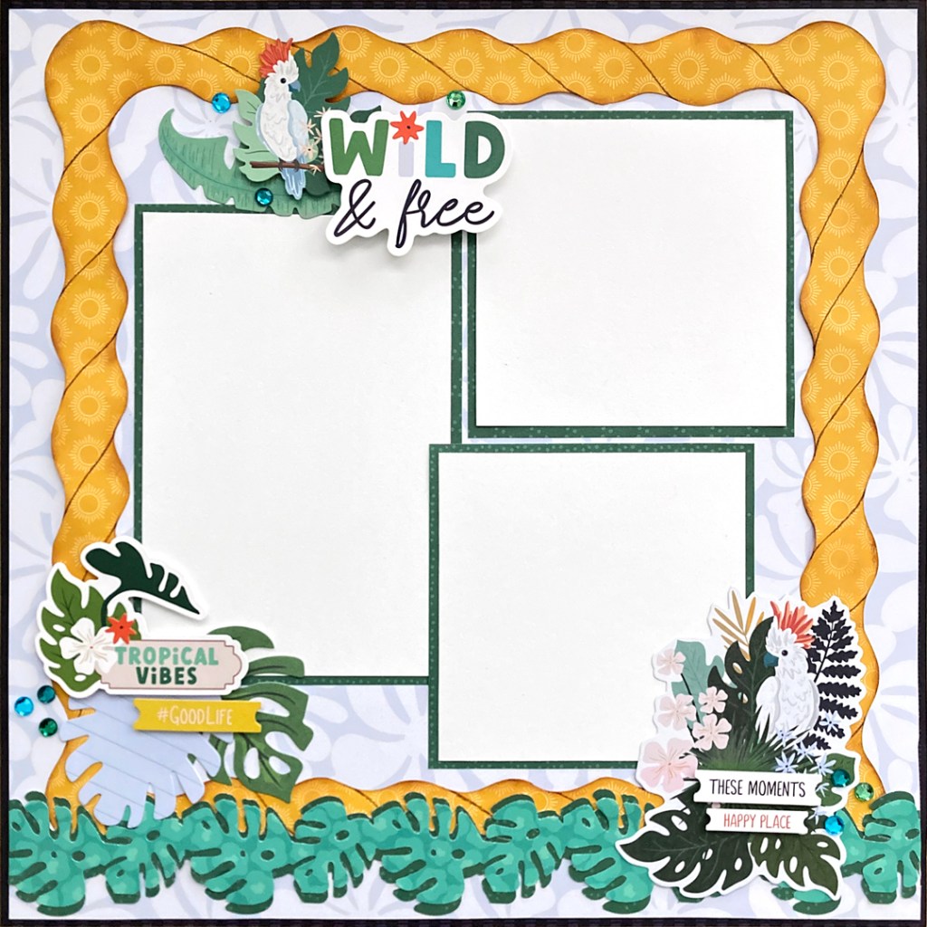 Set Sail With This Naut-So-Average Tropical Scrapbook Layout