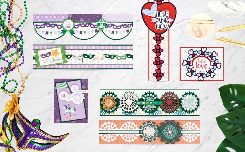 Embellishments Buffet: Easy-Peasy Scrapbook Borders and DIY Cards