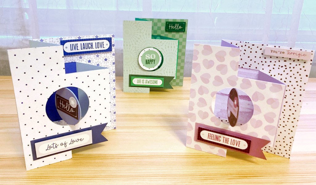 Panel Perfection: Accordion Fold Card Examples With Tonal Scrapbook Products