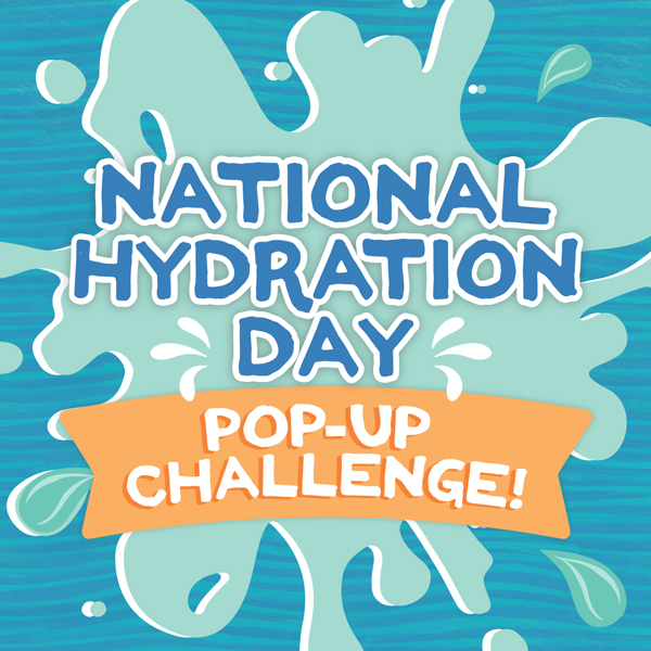 A REFRESHING Pop-up Challenge: #HydrationScrapNation