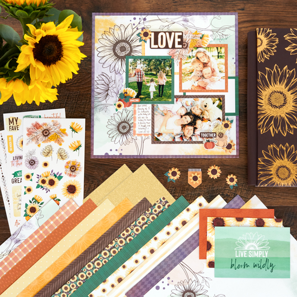 Enjoy The Sunny Side Of Life With This Fall Scrapbook Layout