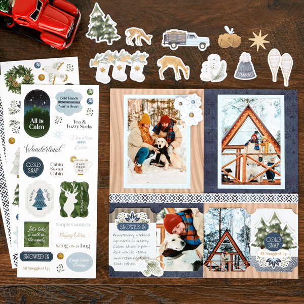 Hone In On Hygge Happenings With This Winter Scrapbook Layout