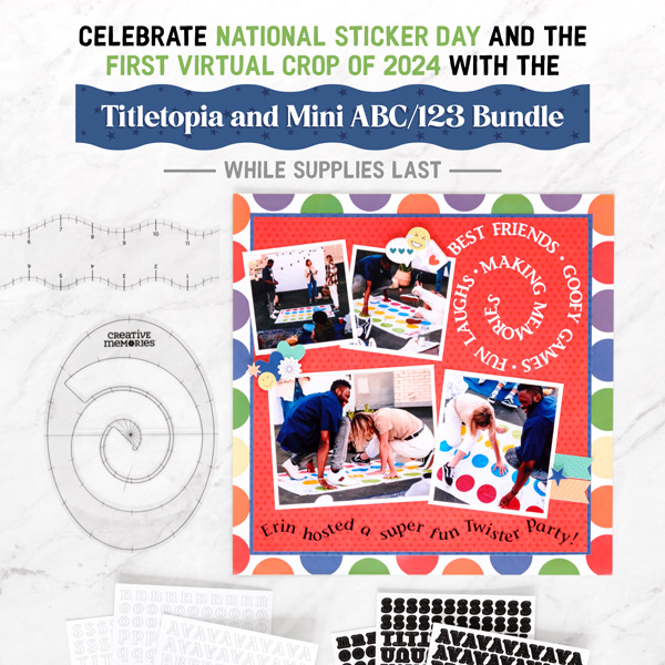 Make Titles That Twist & Turn With The Titletopia And Mini ABC/123 Bundle