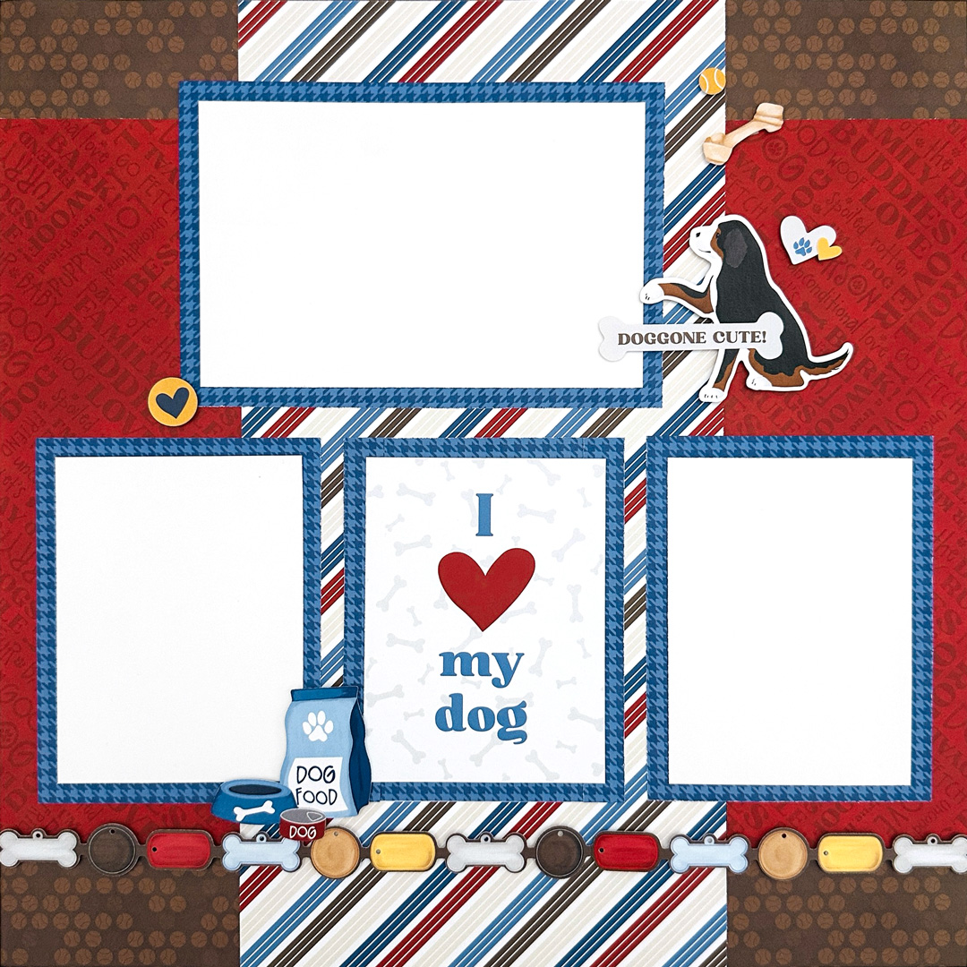 Dog themed layout.