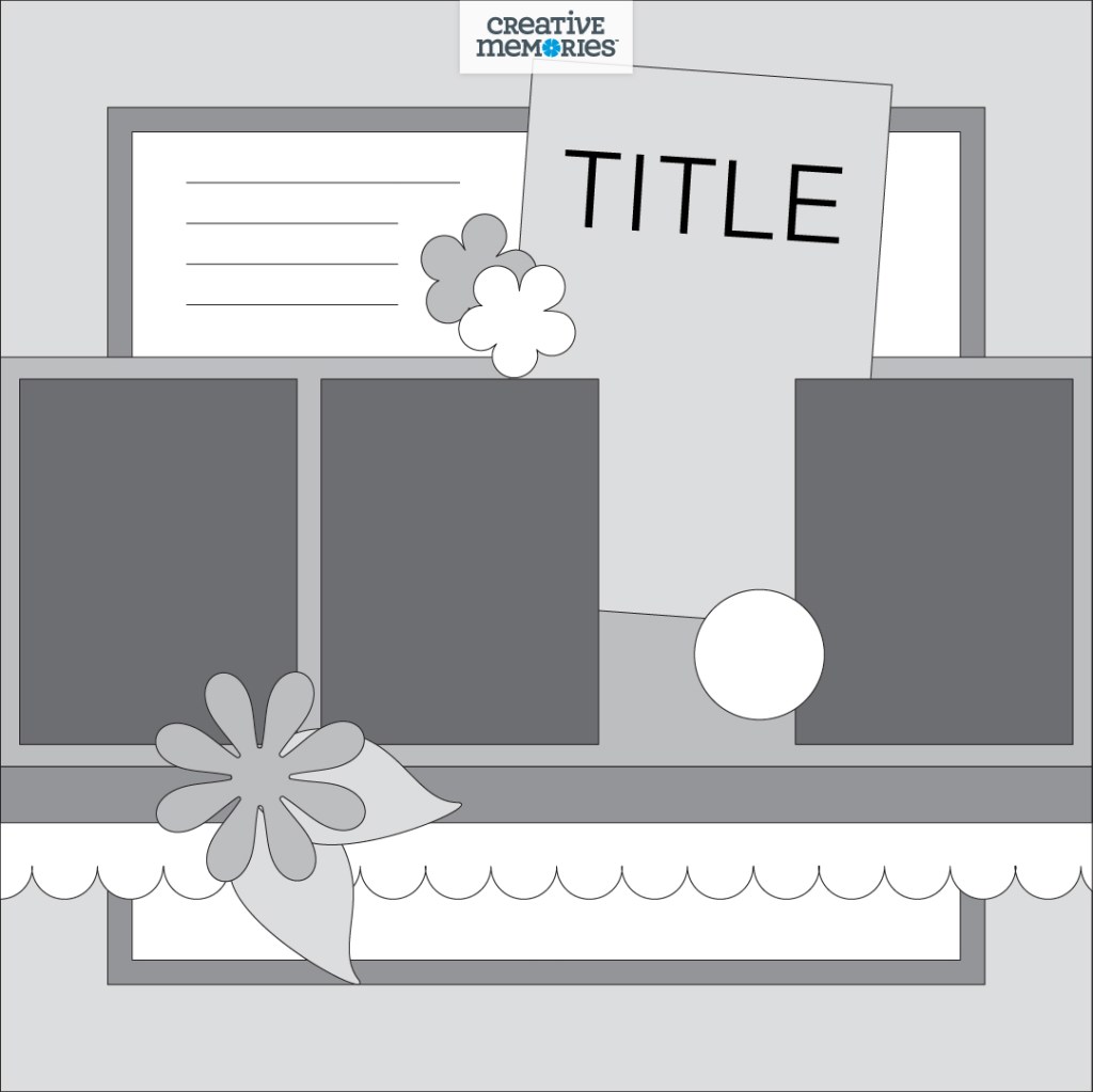 Scrapbooking sketch.