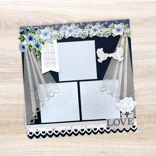 Scrapbook Your Something New: Wedding Layout