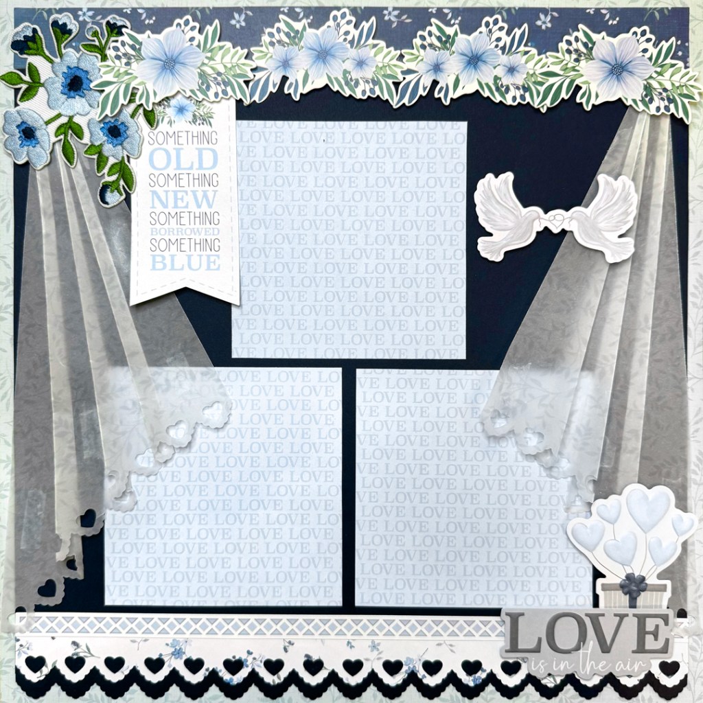 Wedding themed layout.