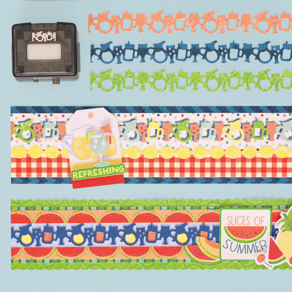 So Refreshing: Summer Drinks Scrapbook Borders