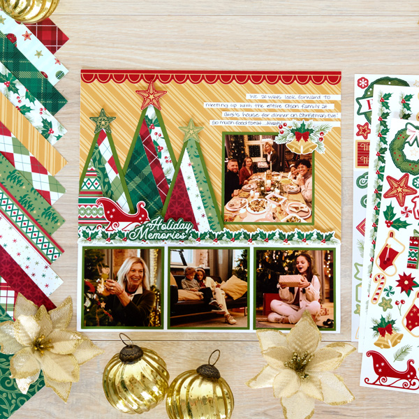 Wrap Up Your Memories in This Christmas Layout