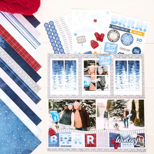 Watch the Snowfall With This Winter Layout