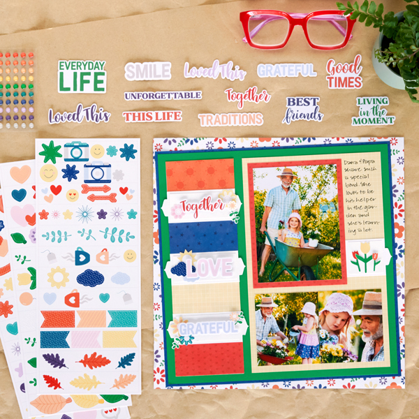 Brighten Your Memories With This Everyday Layout