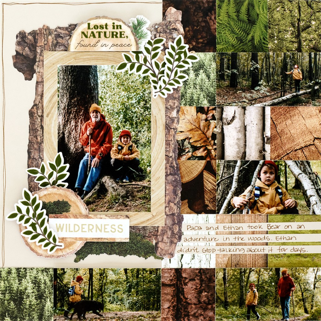 Document Your Woodland Adventures with The Deeper in the Woods Texture Paper Pack