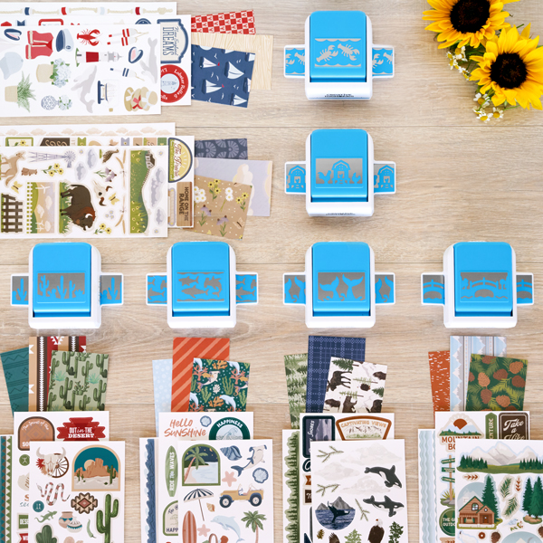 Explore All Six Scenes Collection Borders — From the Prairie to the Pacific Coast!