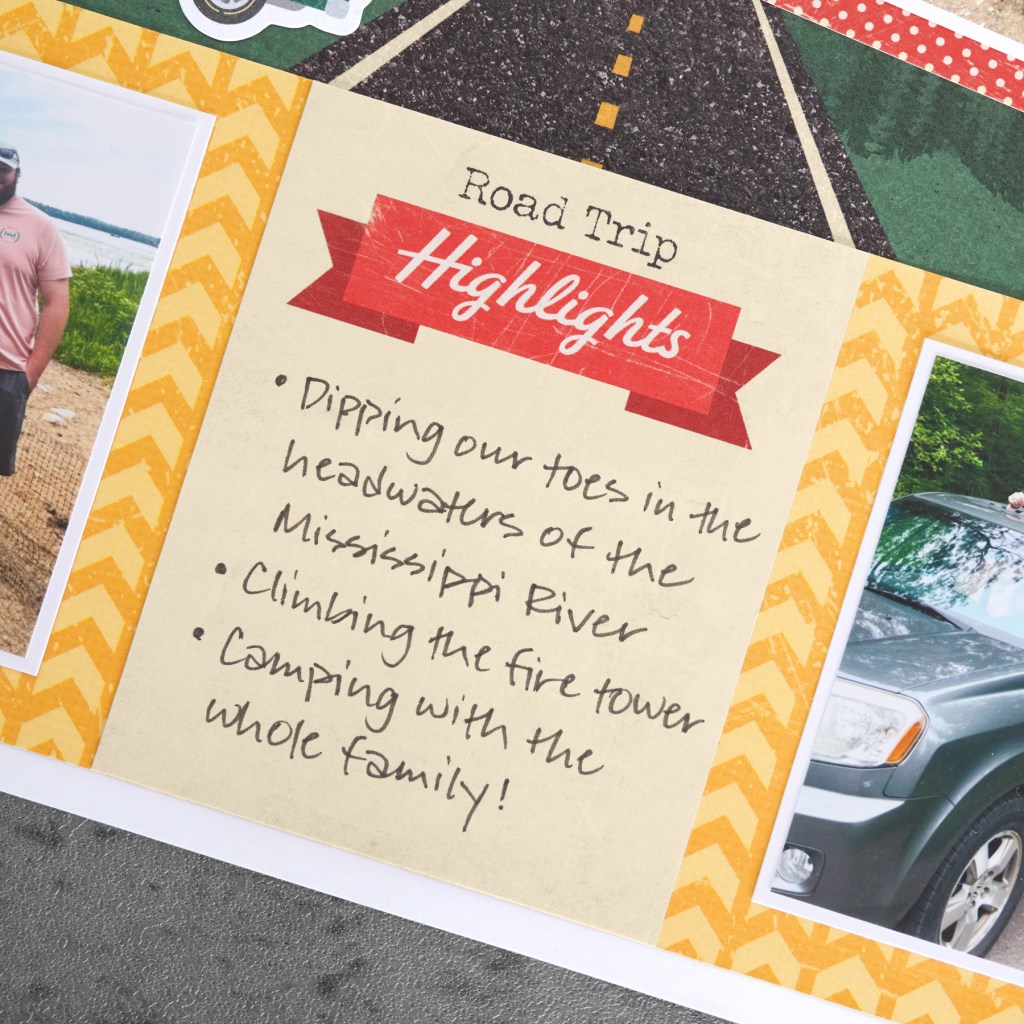Wrap Up Your Summer Journey With This Road Trip Inspired Layout