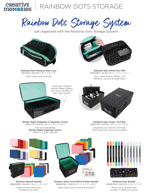 Rainbow Dots Storage