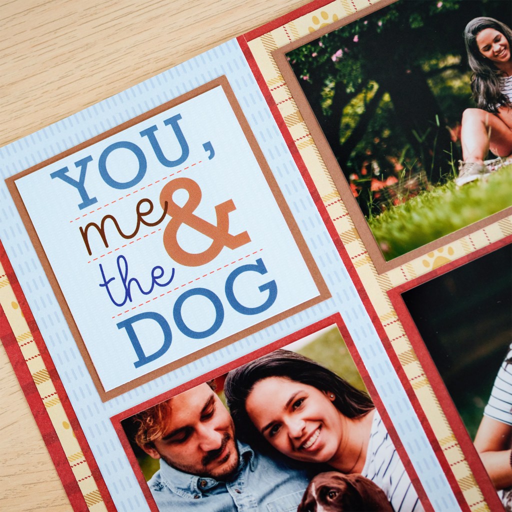 Paw Prints on Our Memories with Ruffin’ It Mats & Embellishments