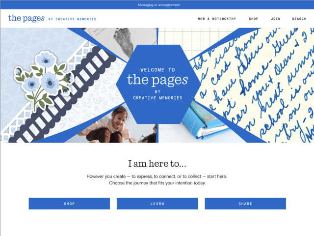 The Pages – By Creative Memories