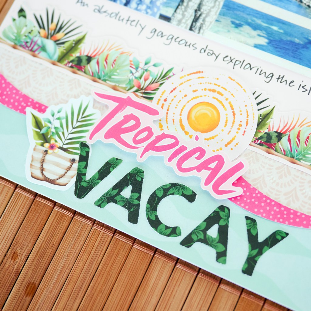 Scrap Your Sun-Soaked Memories with This Tropical Garden Layout