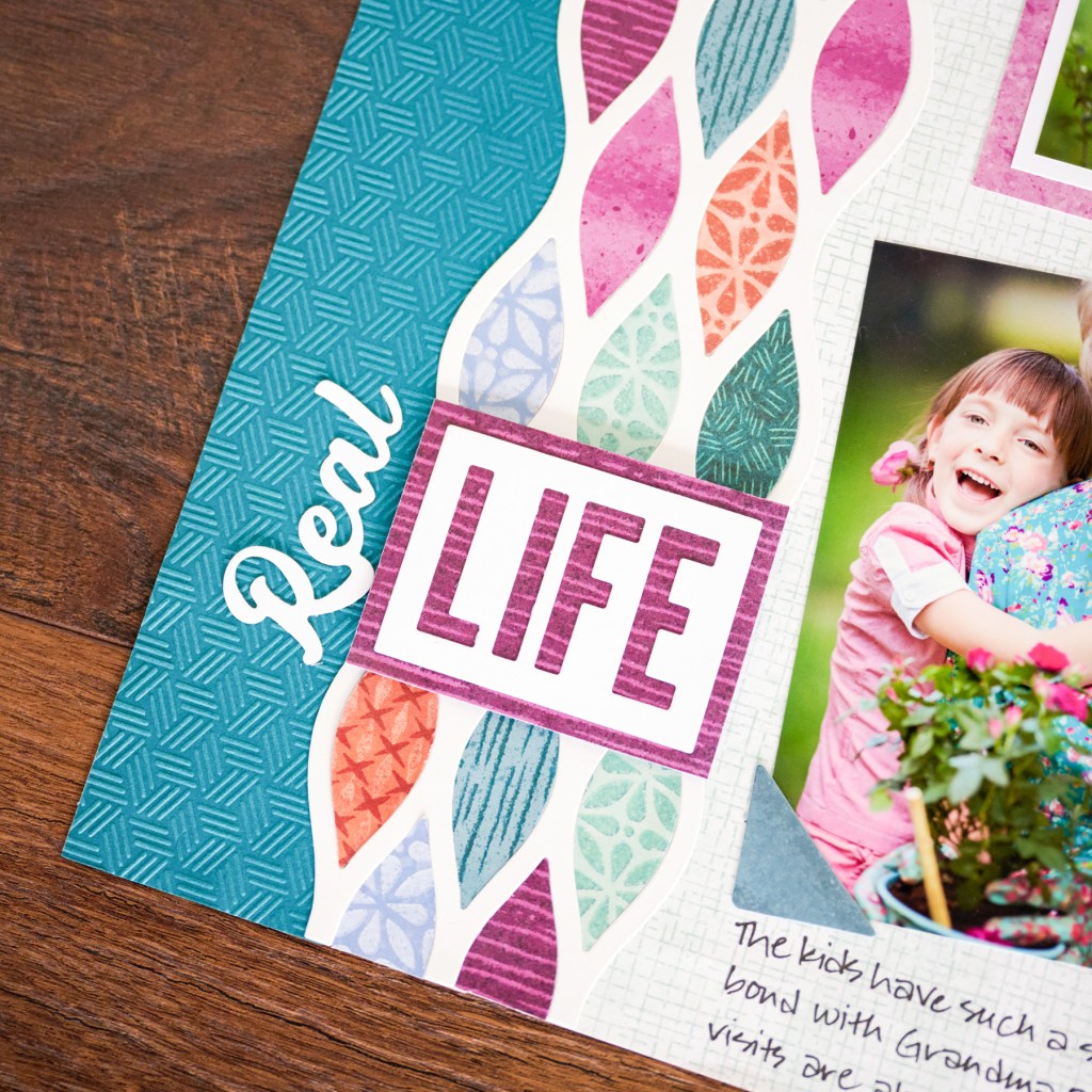 Create a Dimensional Scrapbook Layout with Die-Cutting & Embossing