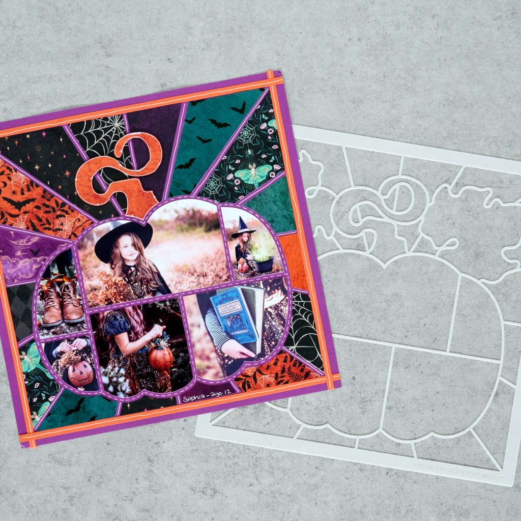A Pumpkin-Packed Halloween Layout Using the Pumpkin Recipe Template